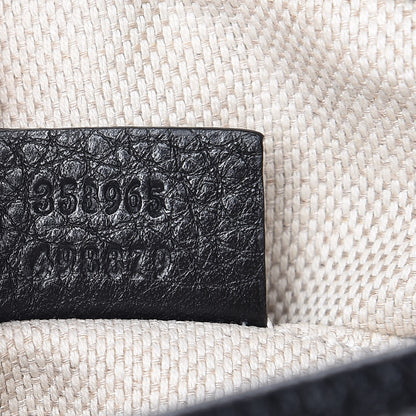 Gucci Pebbled Calfskin Mini Soho Chain Bag Black 7 of 7