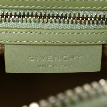 Givenchy Shiny Lord Calfskin Mini Antigona Aqua Green 6 of 13