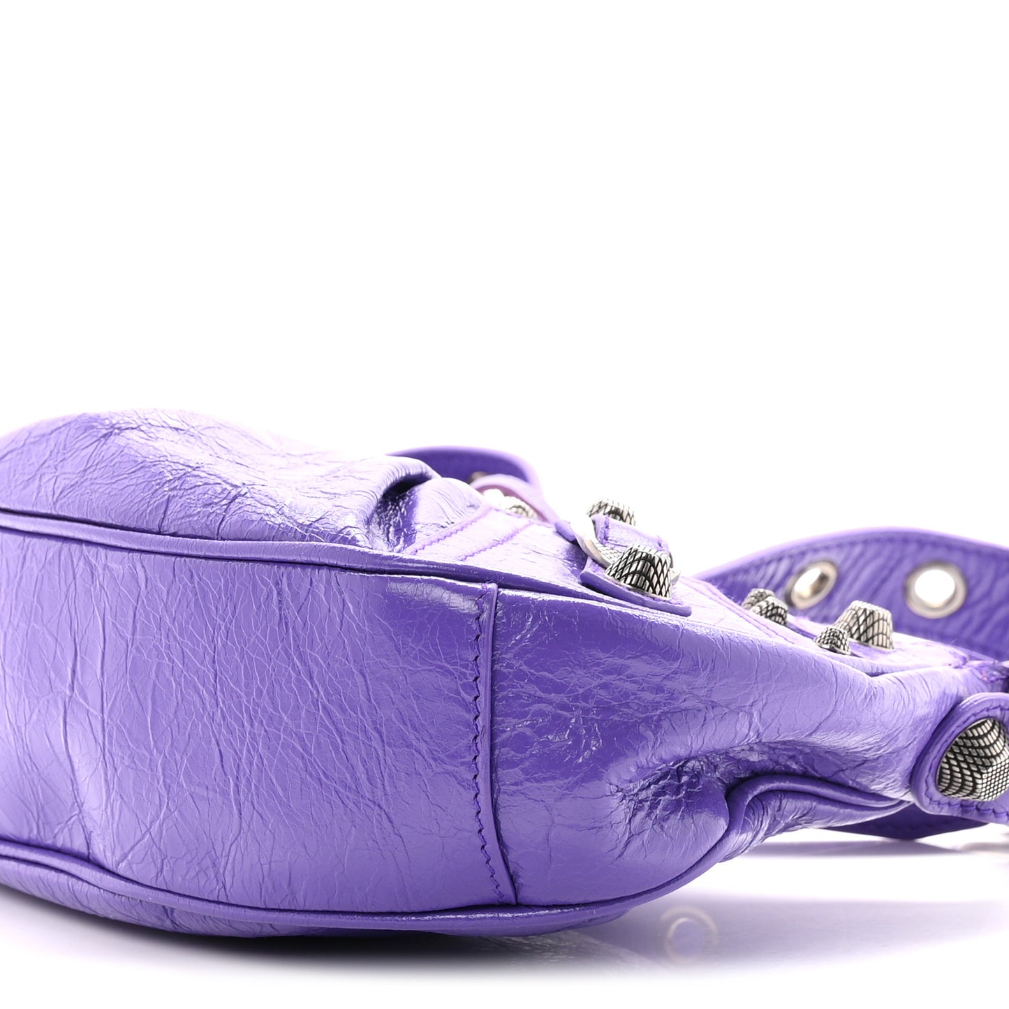 Agneau Arena Le Cagole Shoulder Bag XS Purple