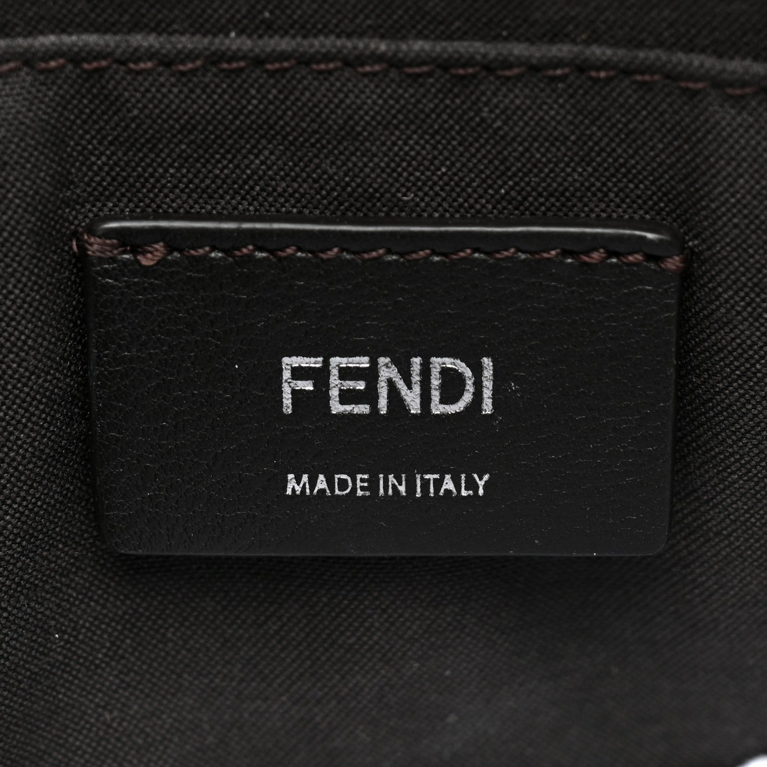 Fendi Vitello Dolce Bi-Color FF 1974 Embossed Mini By The Way Boston Bag Black Maya 6 of 12