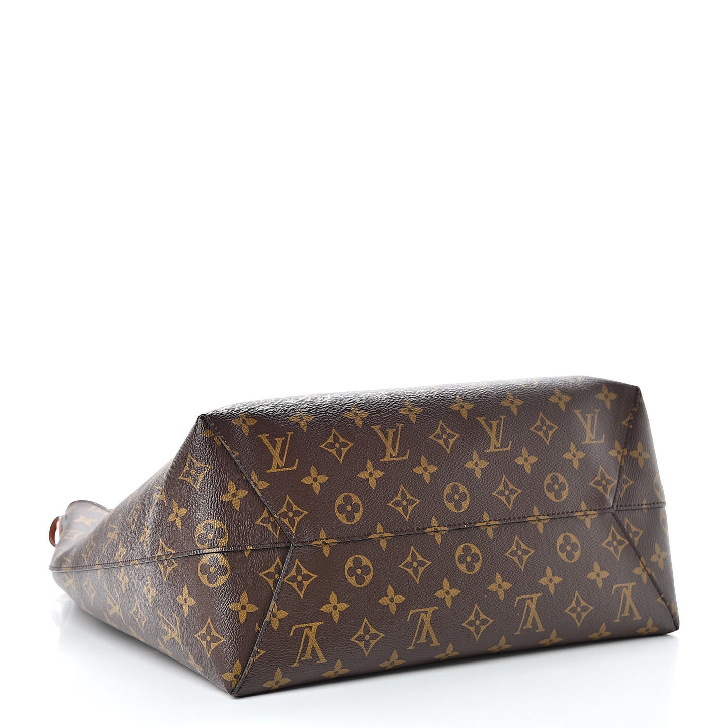 Monogram Flower Hobo Caramel