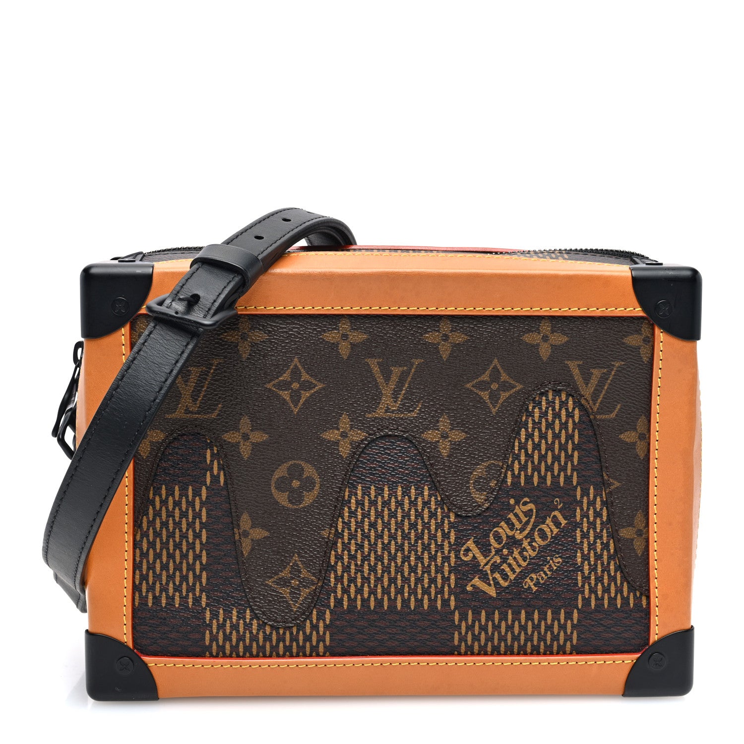 Louis Vuitton X NIGO Giant Damier Ebene Monogram Soft Trunk 1 of 9