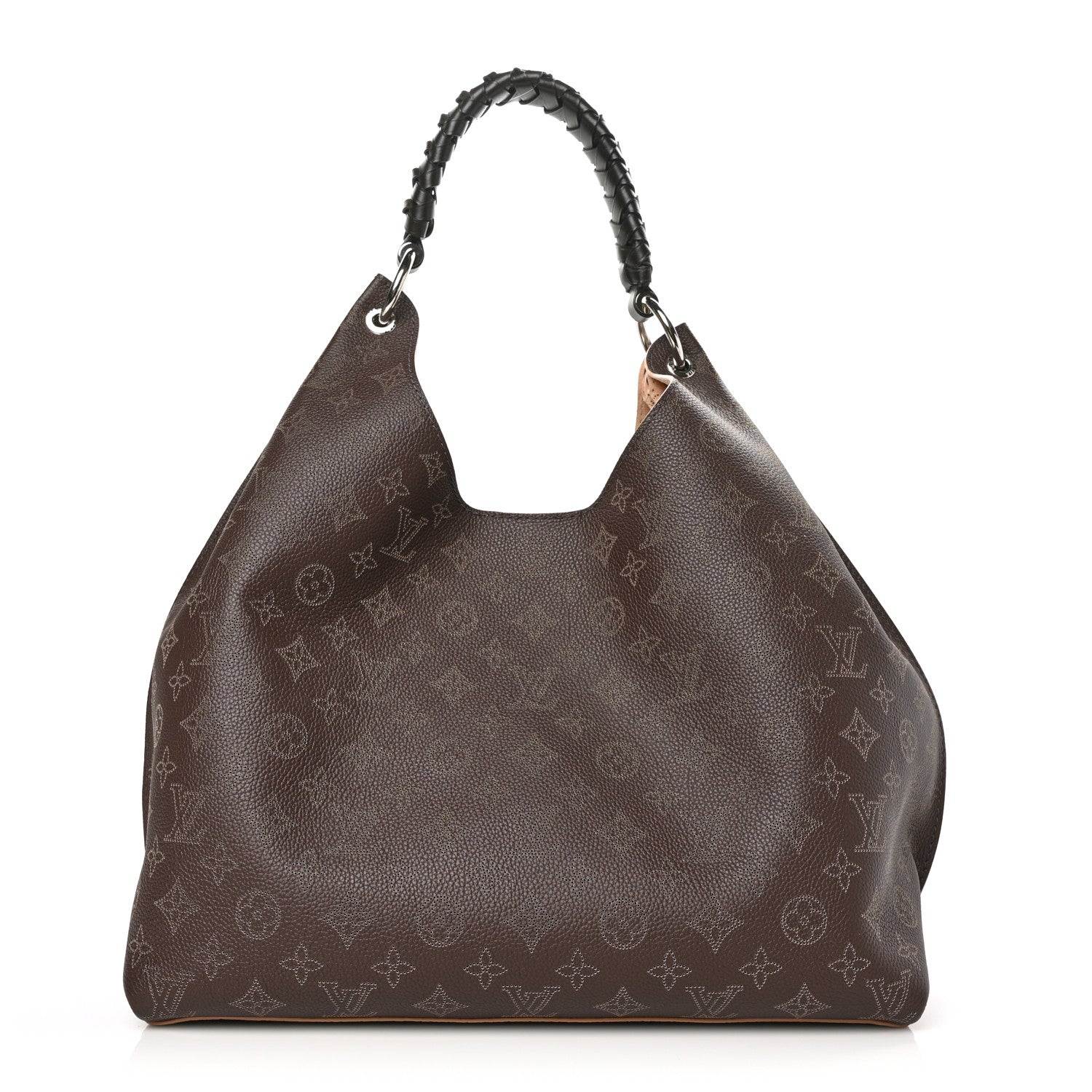Louis Vuitton Mahina Carmel Hobo Chocolate 1 of 6