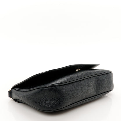 Gucci Pebbled Calfskin Medium Soho Flap Crossbody Black 4 of 11