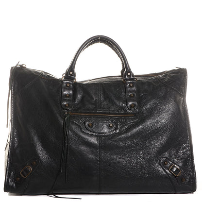Balenciaga Chevre Classic Hardware Weekender Black 1 of 10
