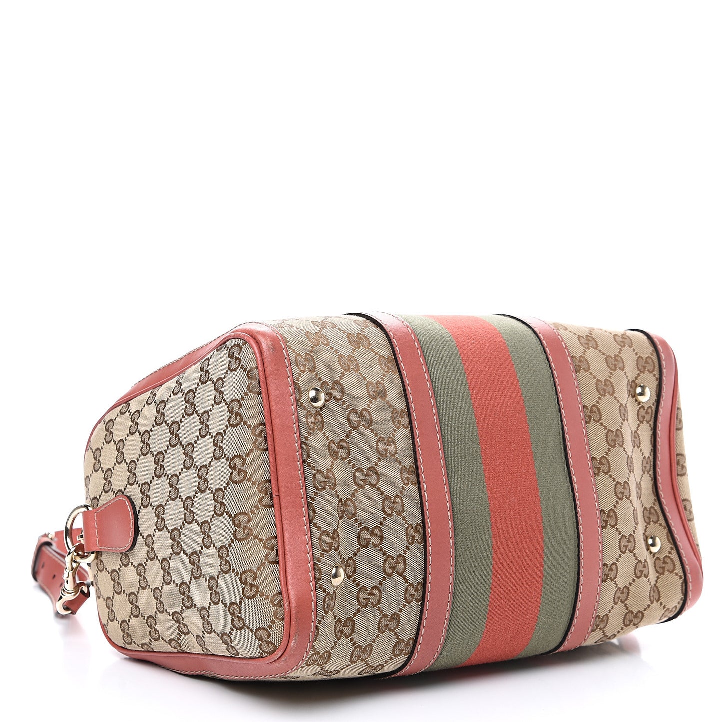 Monogram Medium Vintage Web Boston Pink