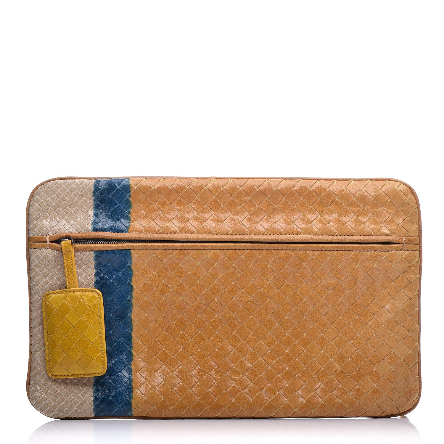 Bottega Veneta Nappa Intrecciato Wristlet Zip Pouch 1 of 13