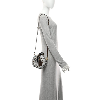 Louis Vuitton X FORNASETTI Calfskin Architettura Petite Boite Chapeau White Black 2 of 9