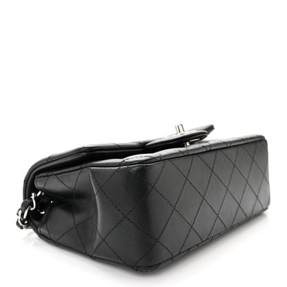 Chanel Lambskin Quilted Mini Rectangular Flap Black 4 of 10