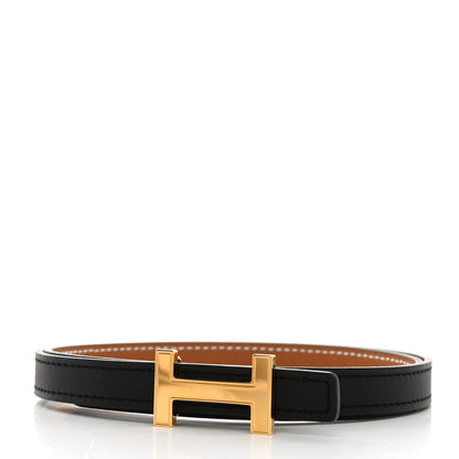 Hermes Swift Epsom 13mm Focus Belt 70 Black Gold 3 of 9