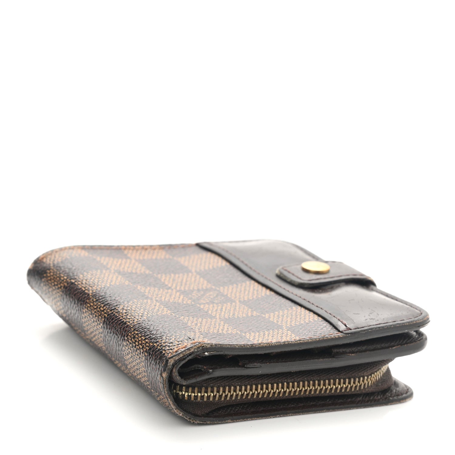 Louis Vuitton Damier Ebene Zippe Zipped Compact Wallet 3 of 14