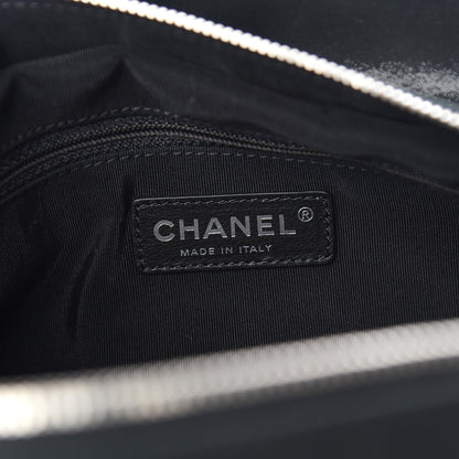 Chanel Iridescent Calfskin Chic Quilt Bowling Bag Black 6 of 11