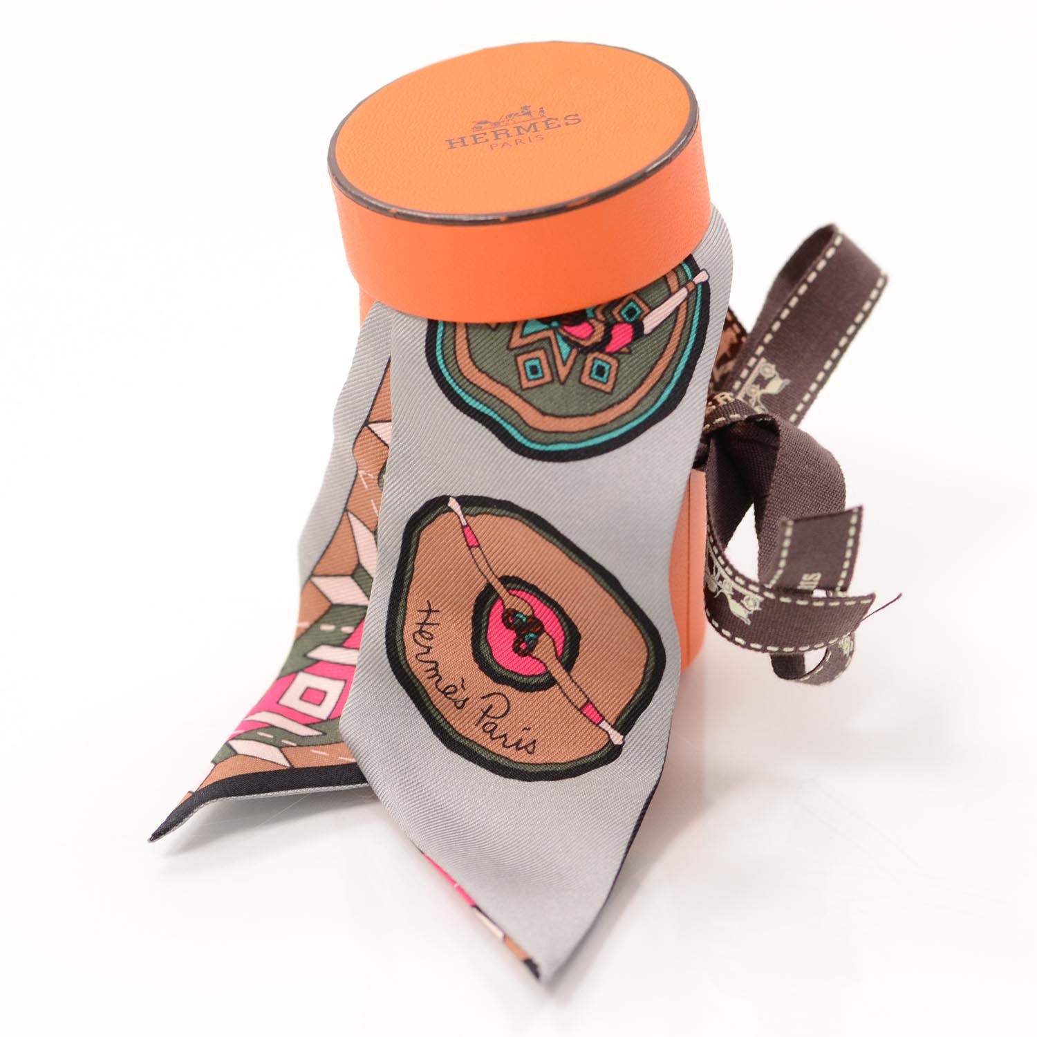 Hermes Silk Belles du Mexique Twilly 6 of 6