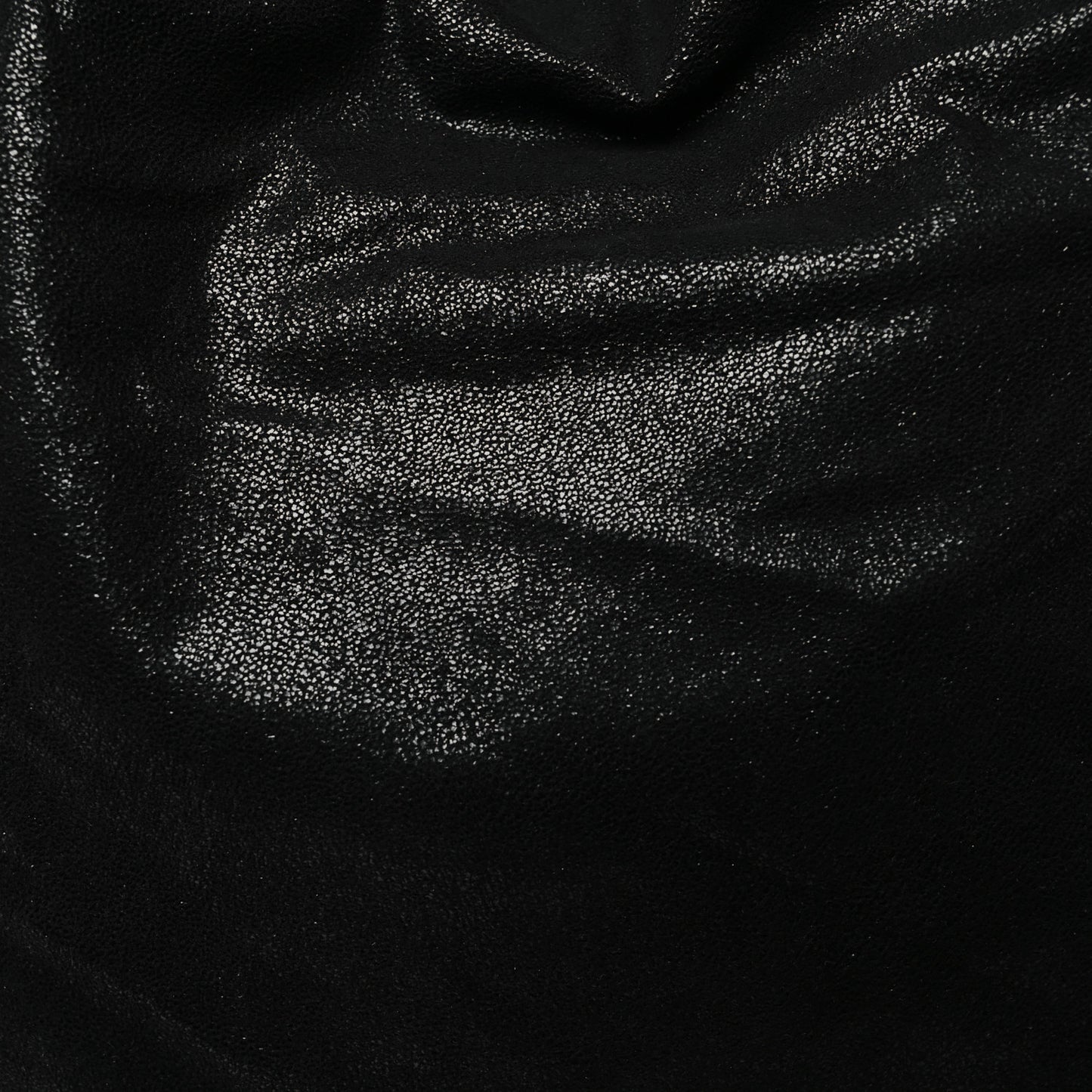Metallic Shaggy Deer Falabella Tote Black