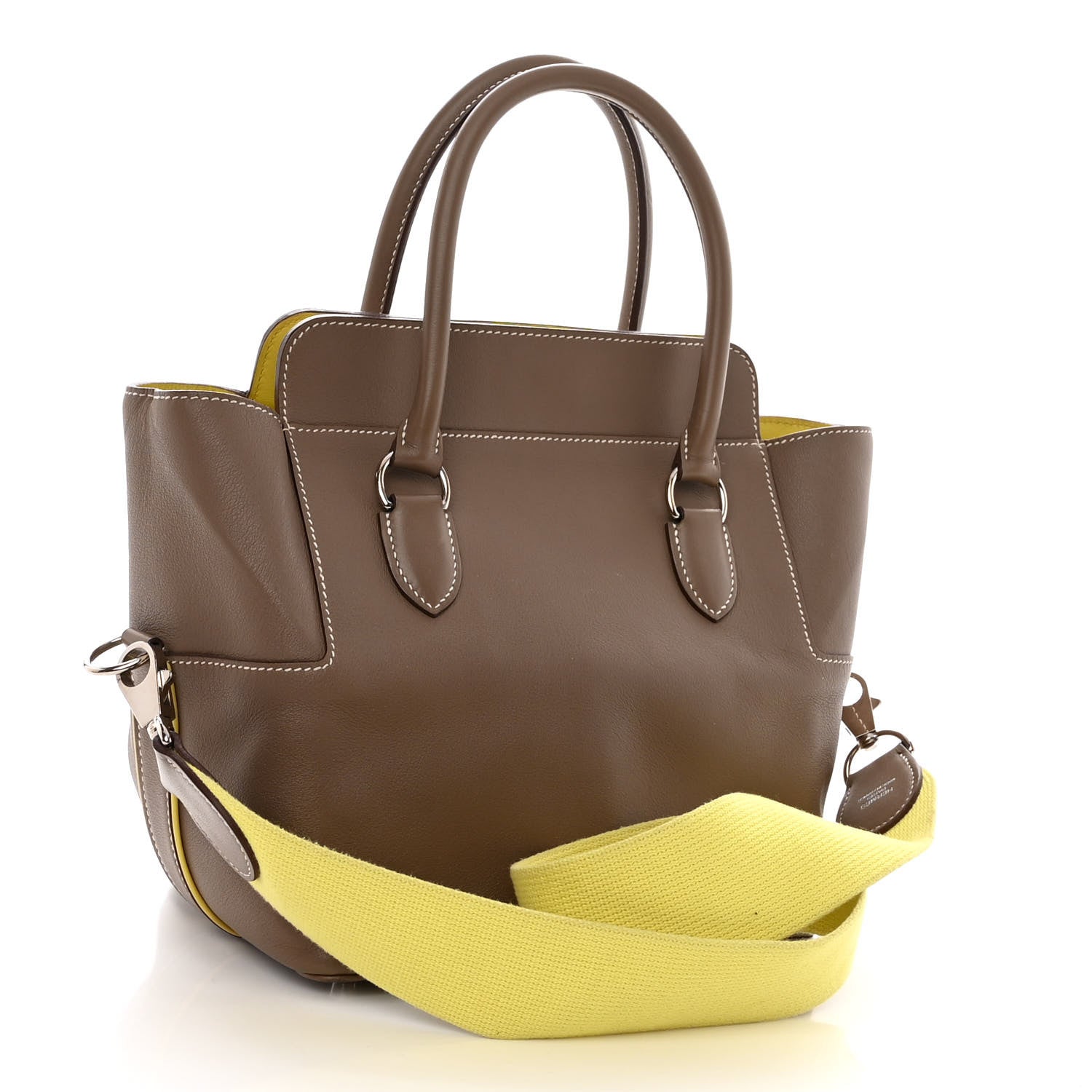 Hermes Swift Verso Toolbox 20 Etoupe Lime 3 of 10