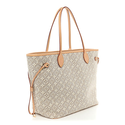 Louis Vuitton Jacquard Monogram Embleme Neverfull MM Peuplier 4 of 17