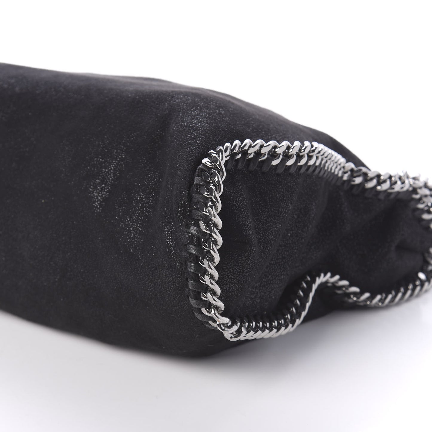 Shaggy Deer Falabella Fold Over Tote Black