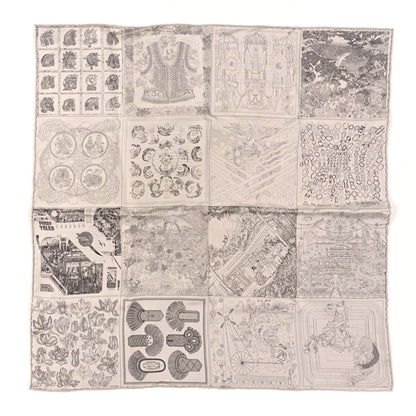 Hermes Silk Etonnant Double Face Scarf 70 1 of 3