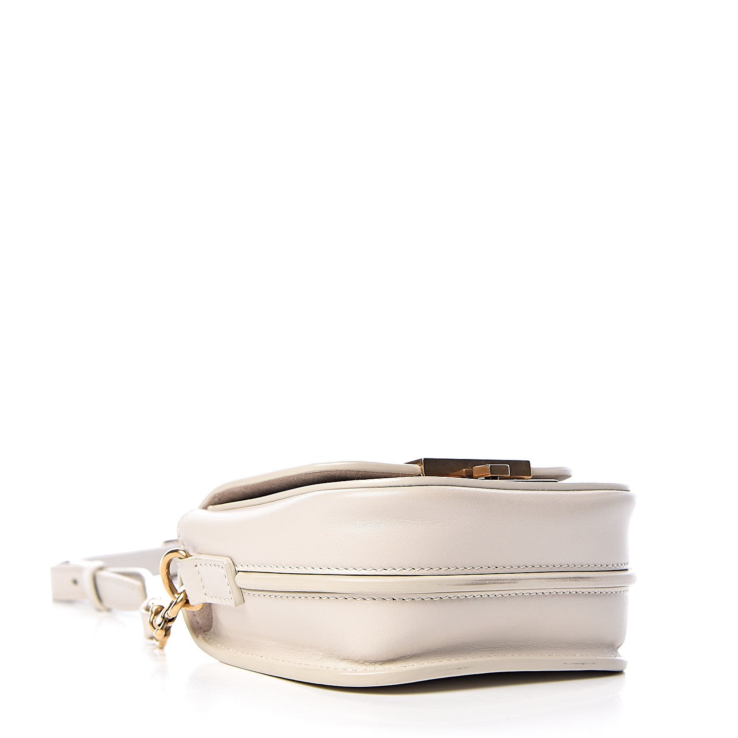 Saint Laurent Smooth Calfskin Mini Betty Satchel Ivory 4 of 9