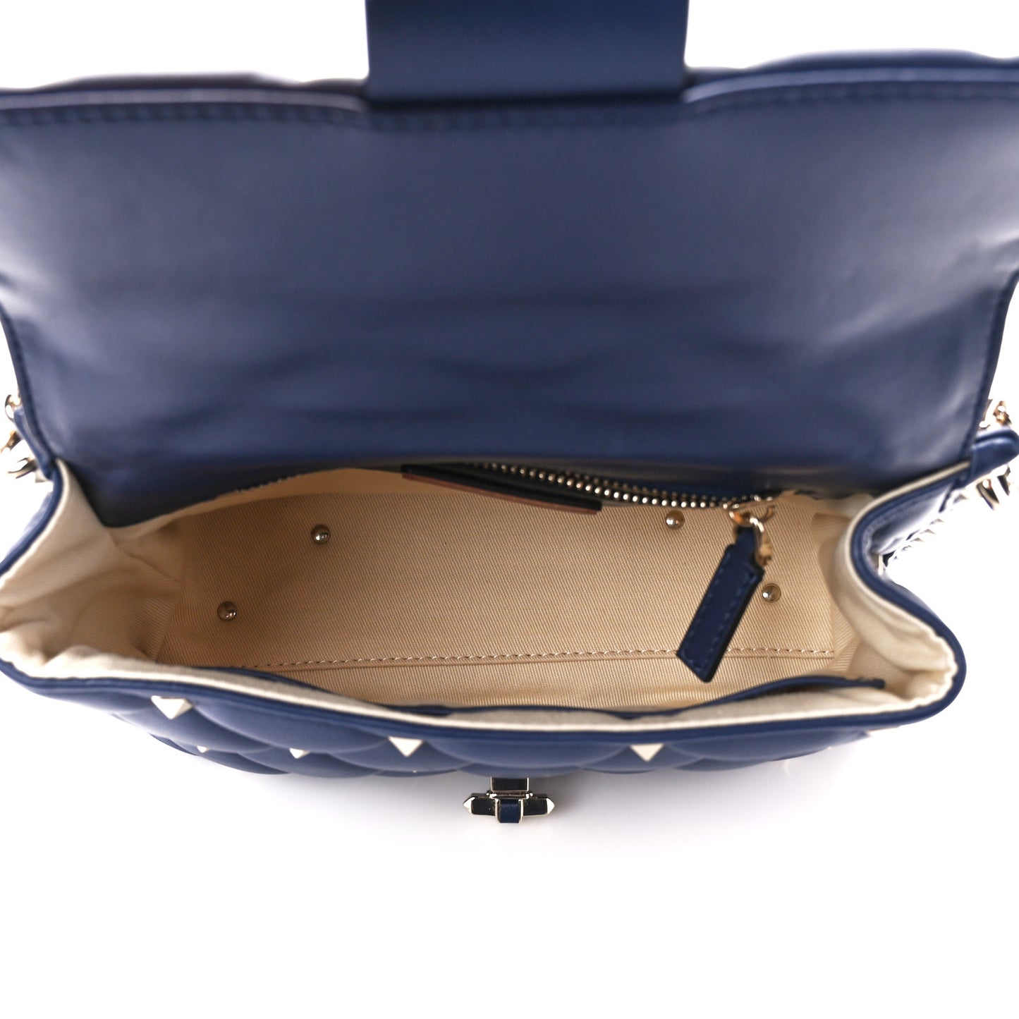 Nappa Small Candystud Crossbody Navy