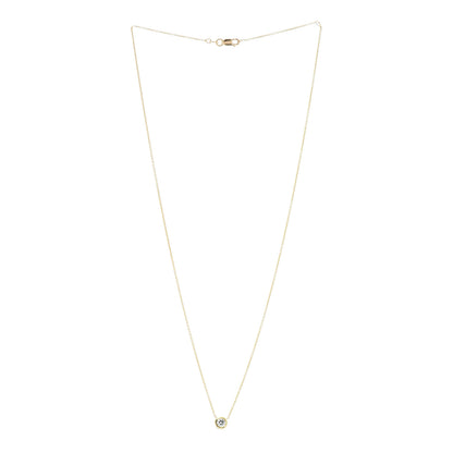 Roberto Coin 18K Yellow Gold Diamond .25ct Diamonds By The Inch Necklace 3 of 5