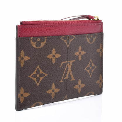 Louis Vuitton Monogram Zipped Card Holder Fuchsia 3 of 7
