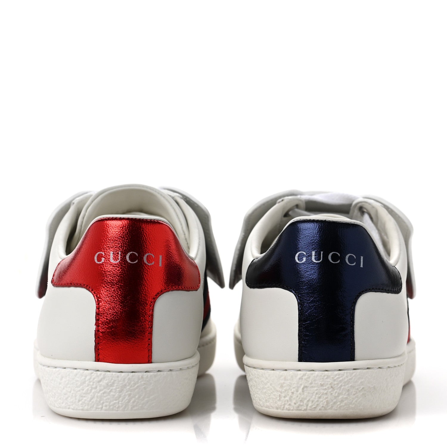 Gucci Calfskin Sequins Web Cat Womens Ace Sneakers 36.5 White 5 of 8