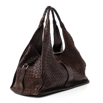 Bottega Veneta Nappa Intrecciato Shoulder Bag Ebano 4 of 21