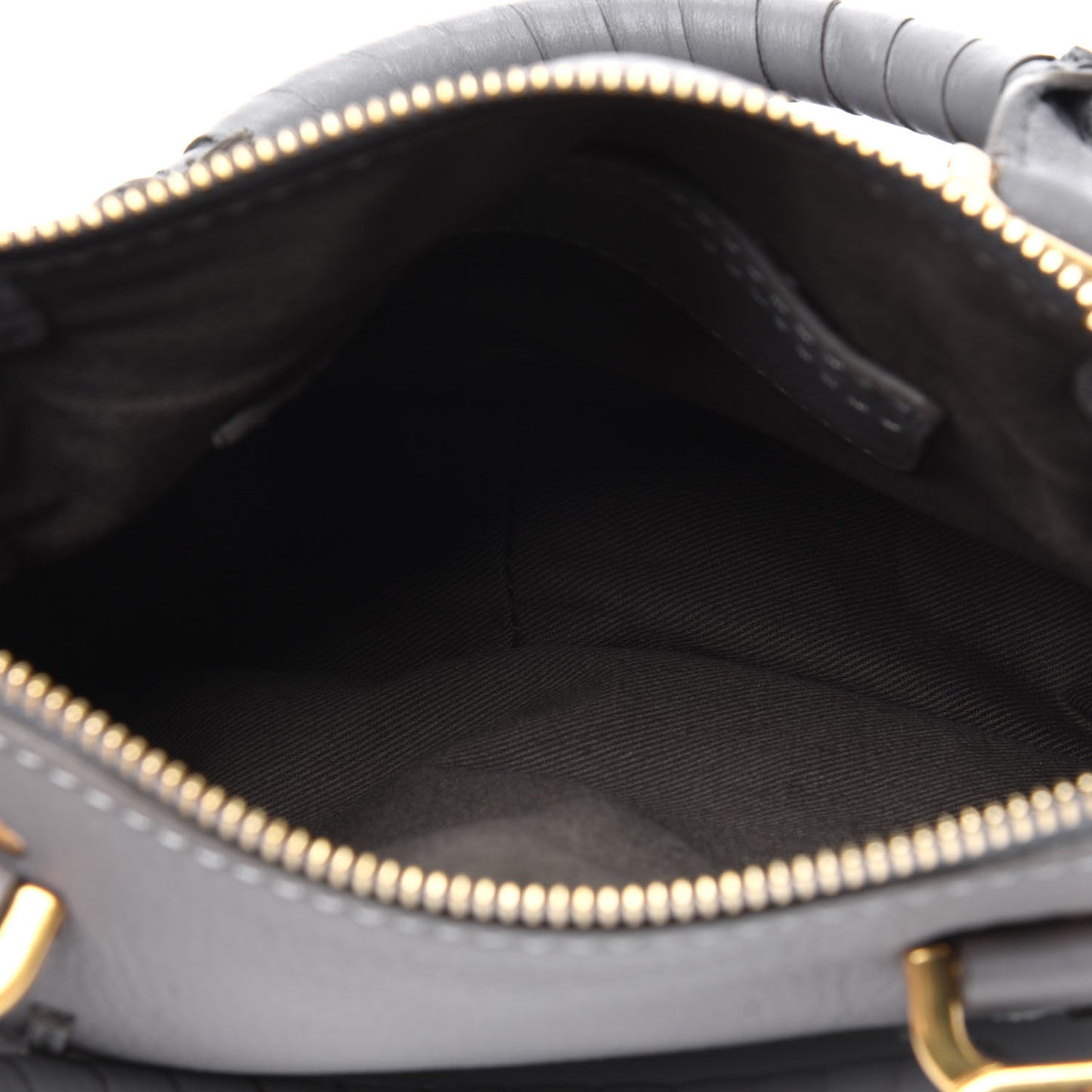 Calfskin Mini Marcie Satchel Cashmere Grey
