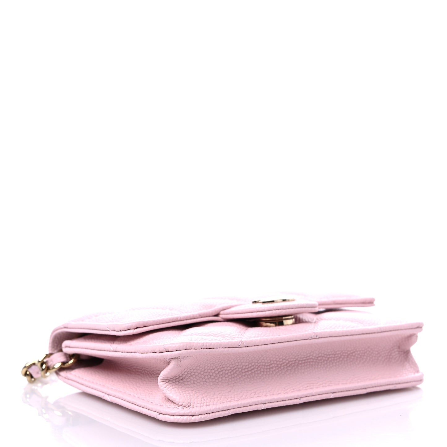 Caviar Quilted Mini Chain Bag Pink