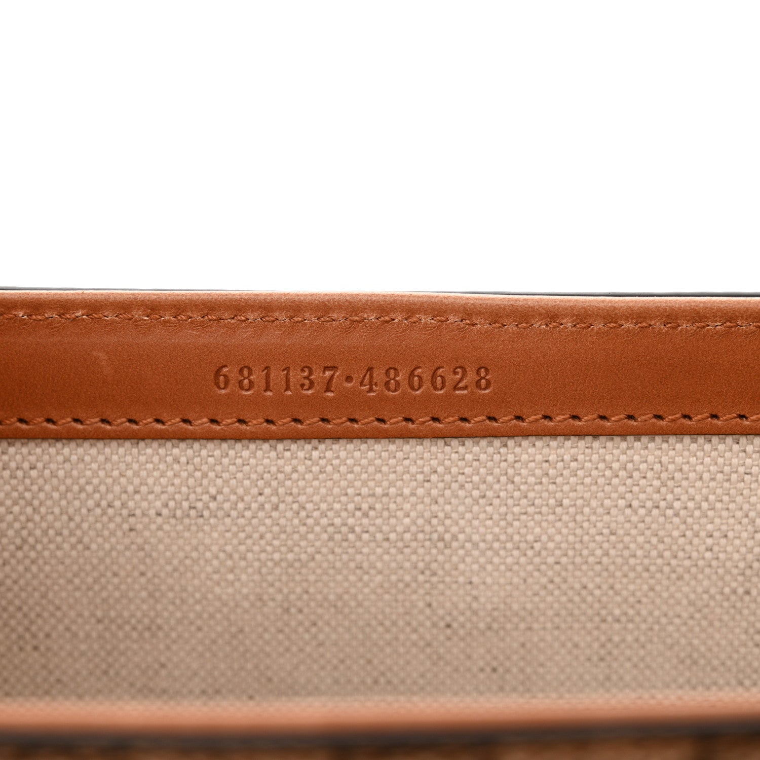 Gucci GG Supreme Monogram Web Bamboo Mini 1947 Belt Bag 80 32 Beige 7 of 12