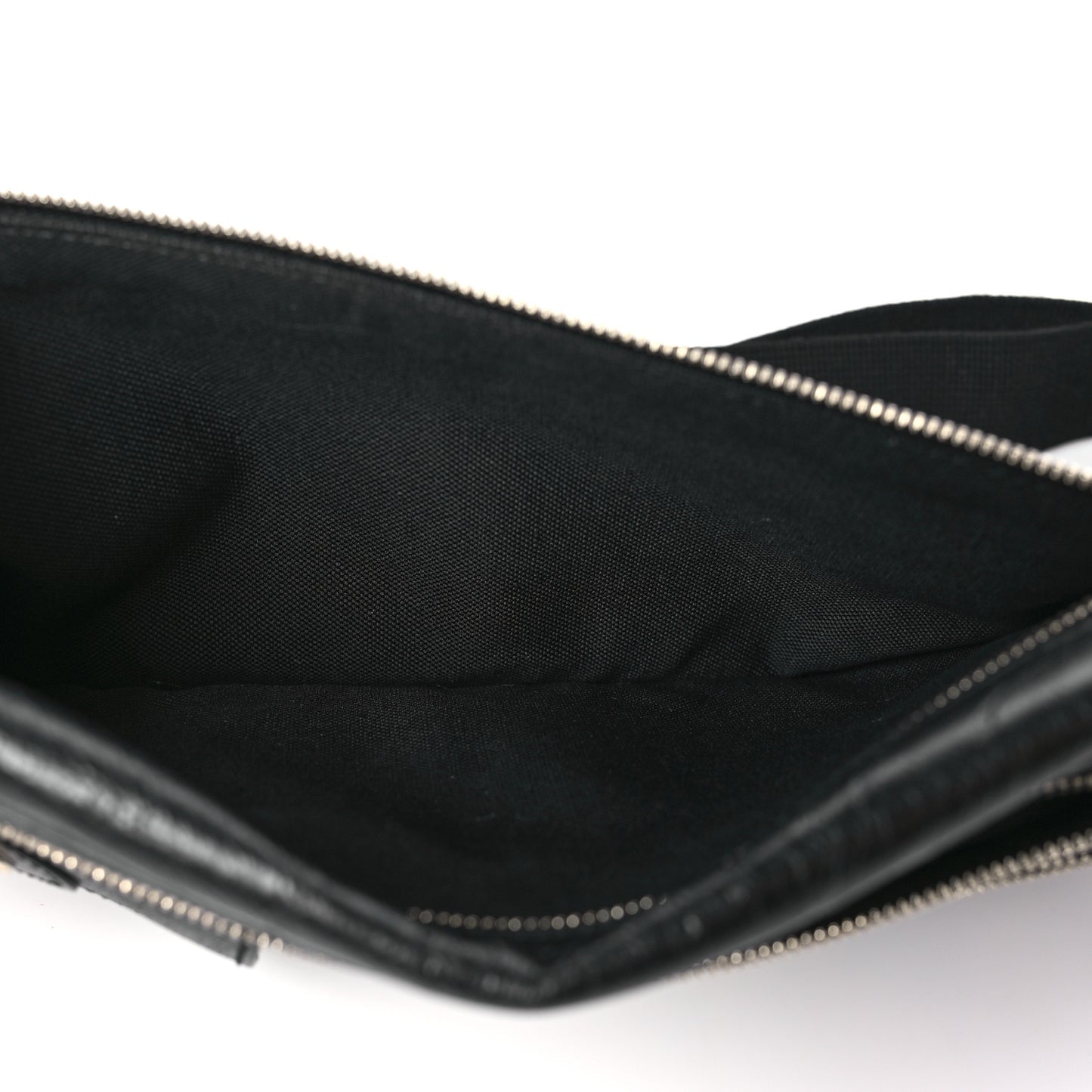 Fluffy Calfskin Morpheus Messenger Bag Black