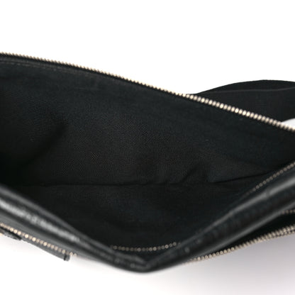Gucci Fluffy Calfskin Morpheus Messenger Bag Black 6 of 10