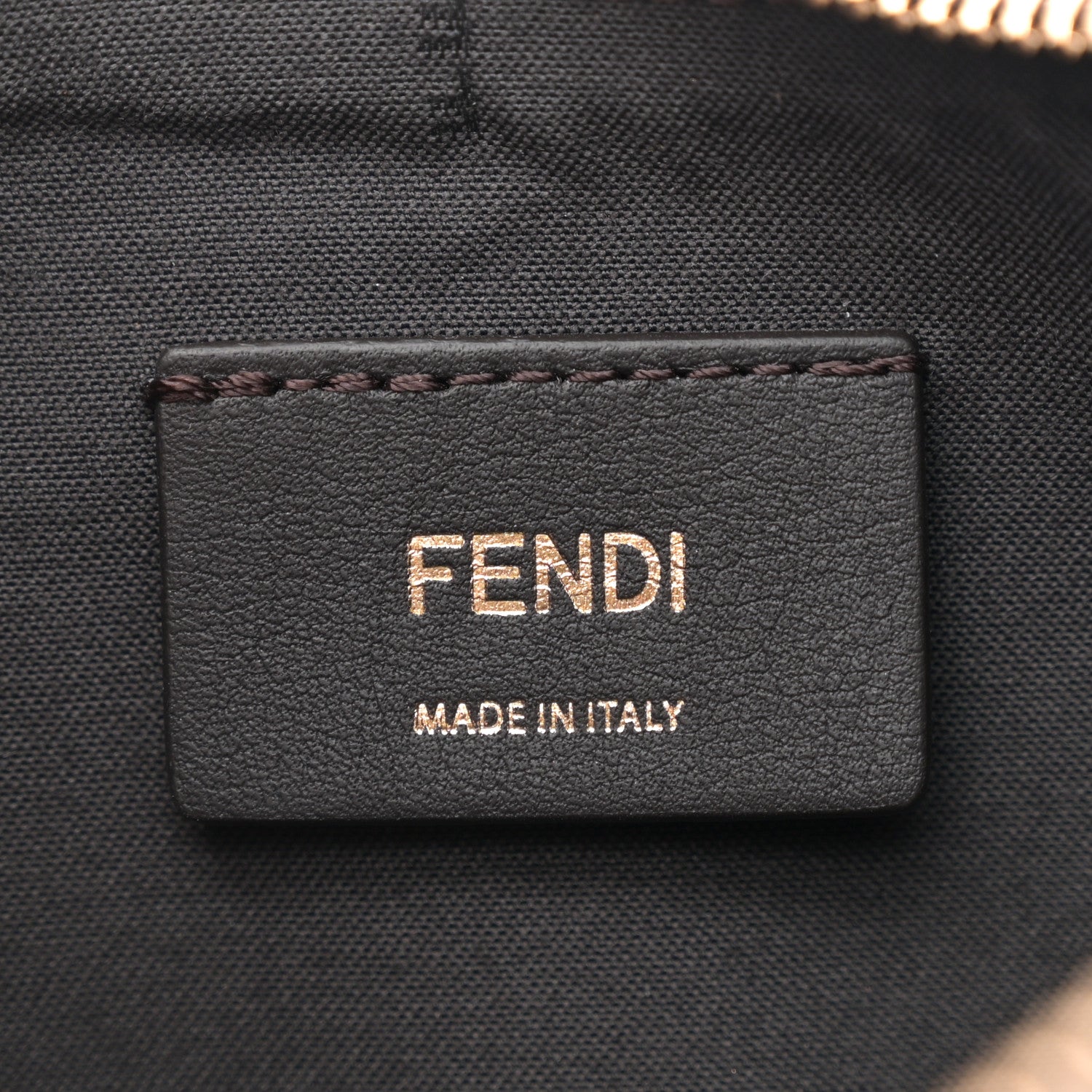 Fendi Fabric Jacquard Vitello Grace FF 1974 Small Fendigraphy Hobo Bag Tobacco Moro Ebano 6 of 11