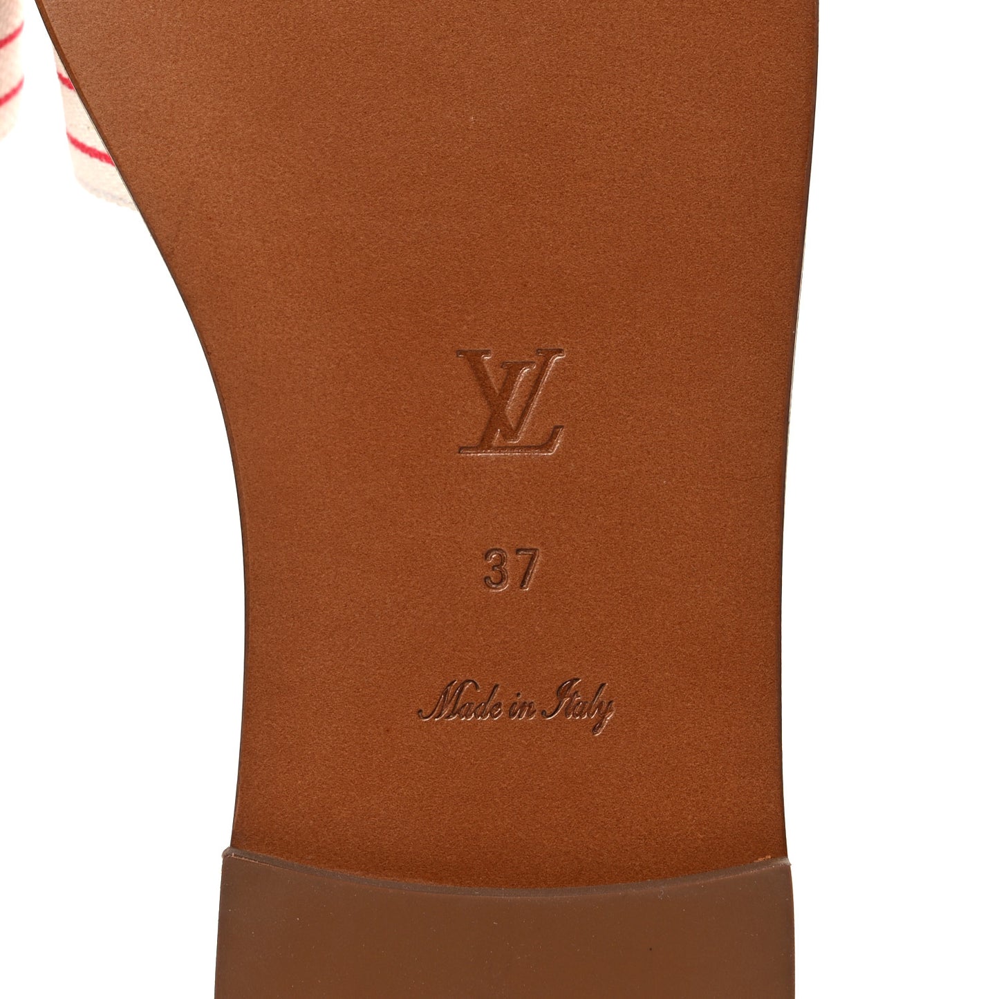 Canvas Monogram Escale Lock It Flat Mule 37 Blue Multicolor