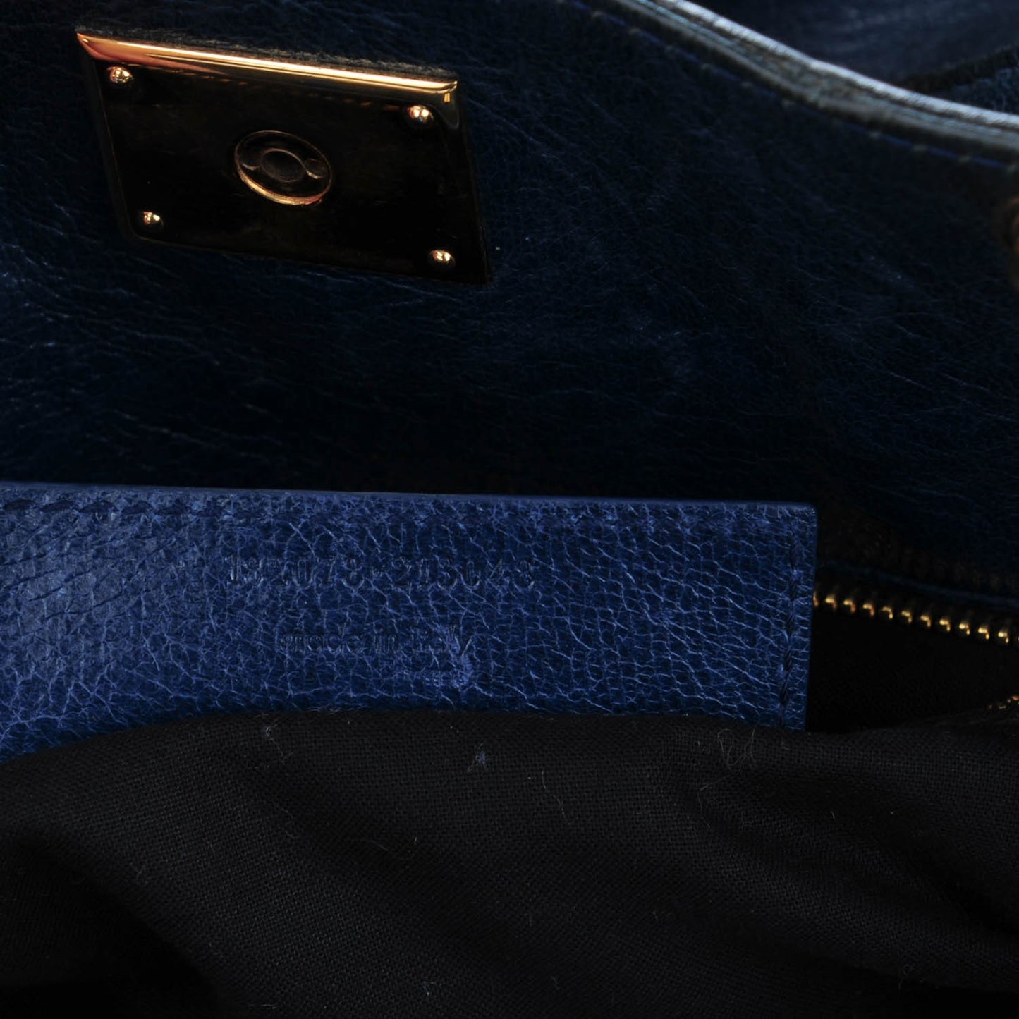 Chevre Lune Medium MM Tote Bleu