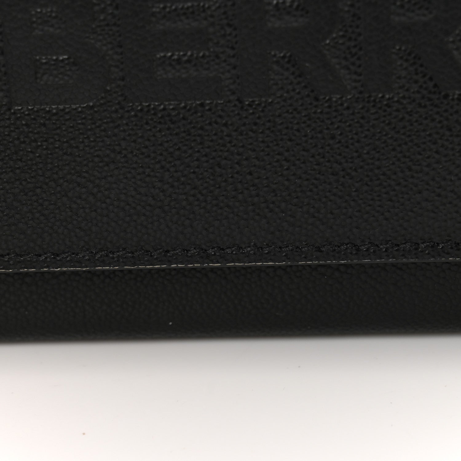 Burberry Grained Calfskin Embossed Porter Continental Wallet Black 8 of 9