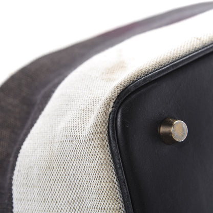 Burberry Canvas Mega Check Medium Susanna Hobo Black 8 of 16