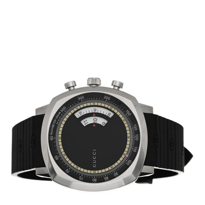 Gucci Stainless Steel Rubber 40mm Grip Quartz Watch Black 2 of 4