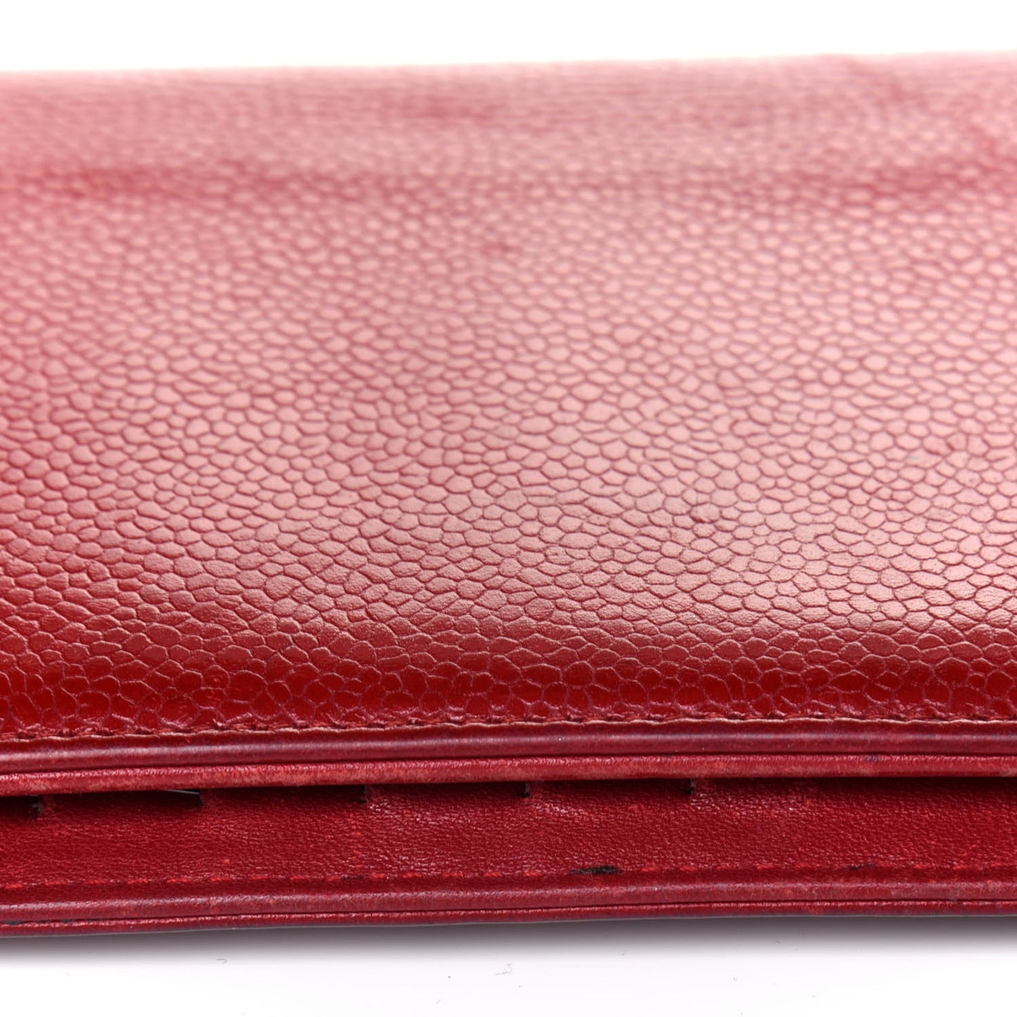 Caviar Timeless CC Yen Wallet Red