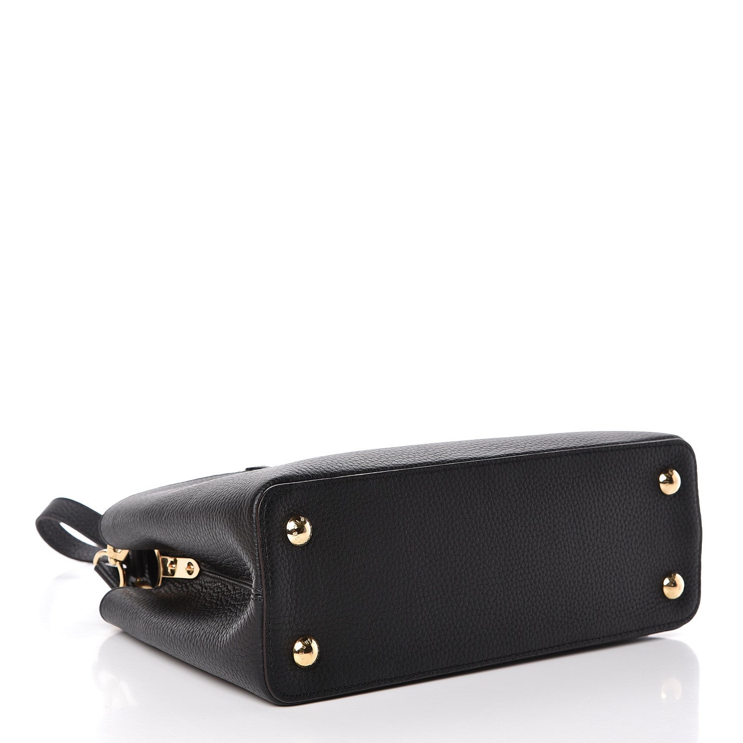 Louis Vuitton Taurillon Capucines PM Black 4 of 10
