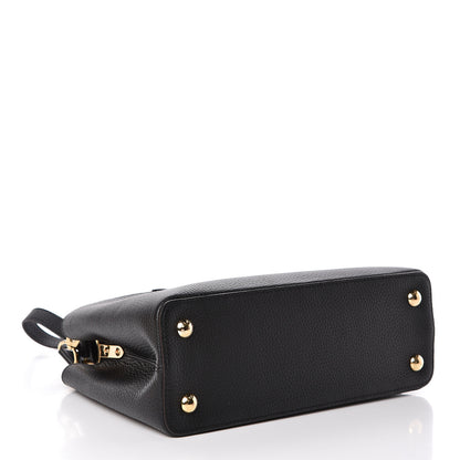 Louis Vuitton Taurillon Capucines PM Black 4 of 10