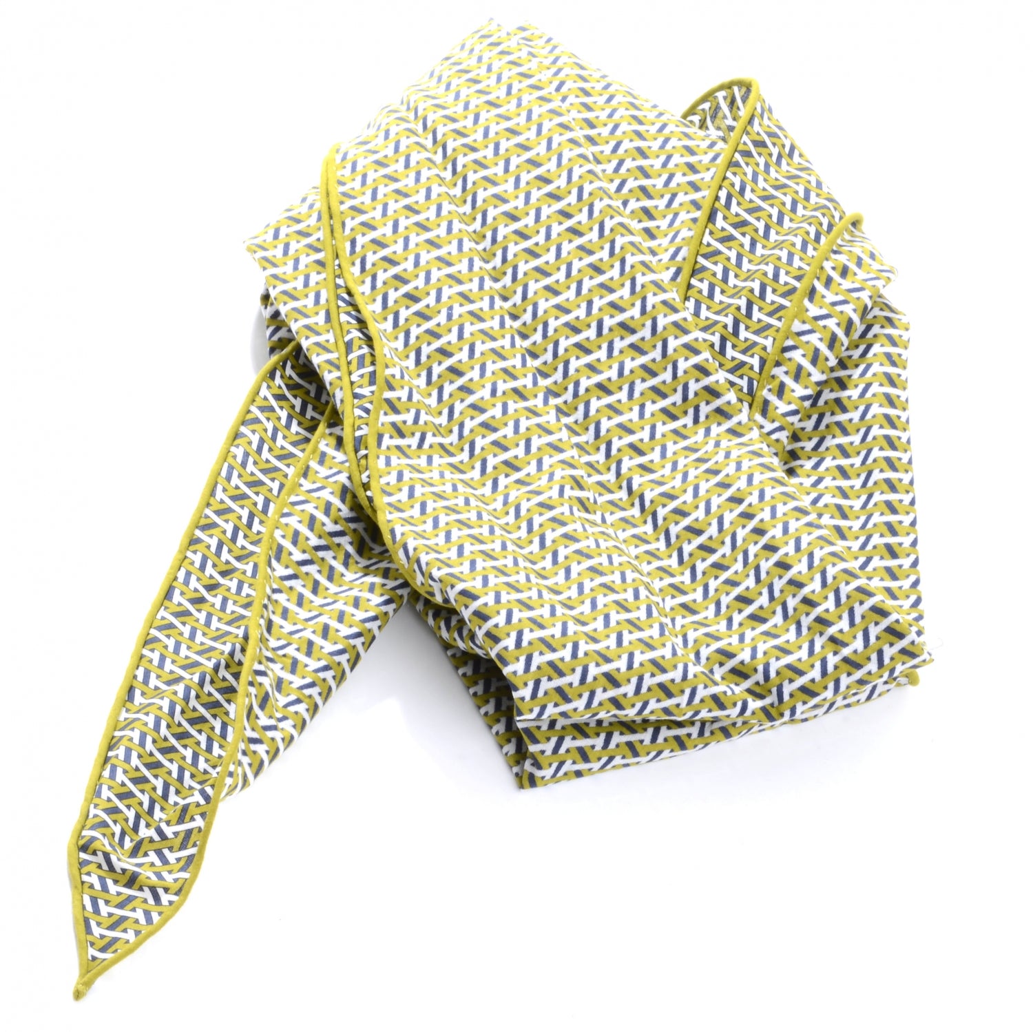 Hermes Mens Cotton H Sublime Losange Scarf GM 2 of 5