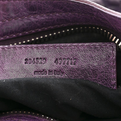 Balenciaga Agneau Giant Brogues Hardware City Raisin 8 of 16