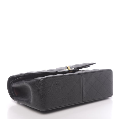 Chanel Caviar Quilted Jumbo Double Flap Black 4 of 11
