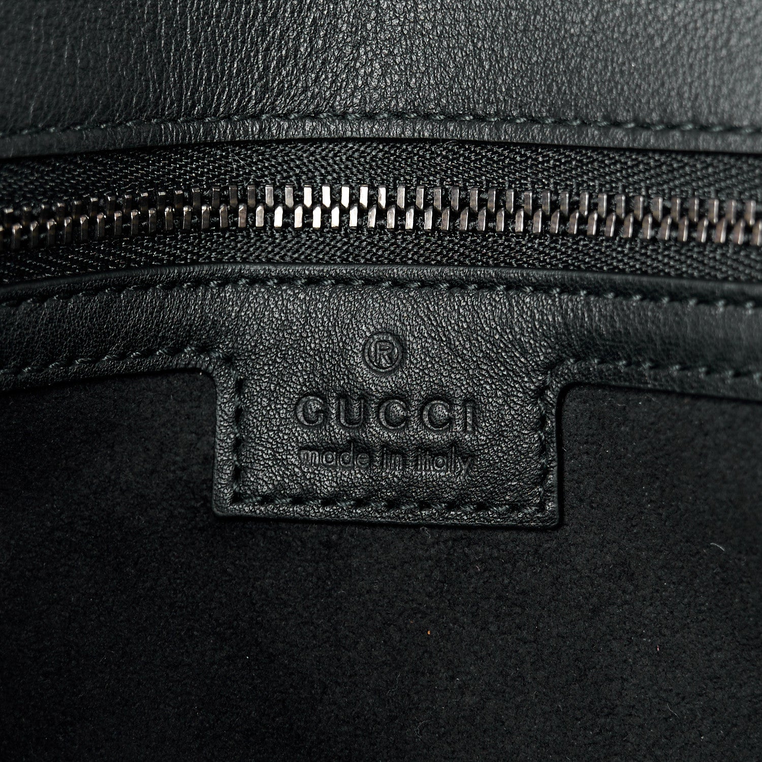 Gucci Patent Calfskin Matelasse Monochrome Small GG Marmont Shoulder Bag Black 6 of 10