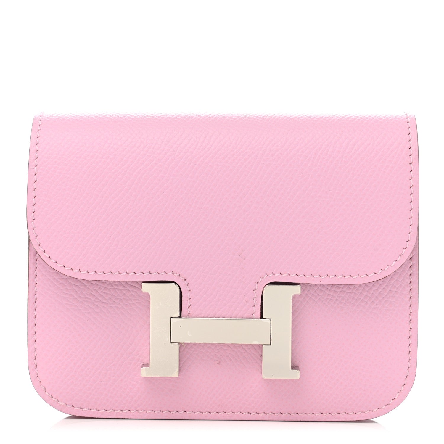 Hermes Epsom Constance Slim Wallet Mauve Sylvestre 2 of 9