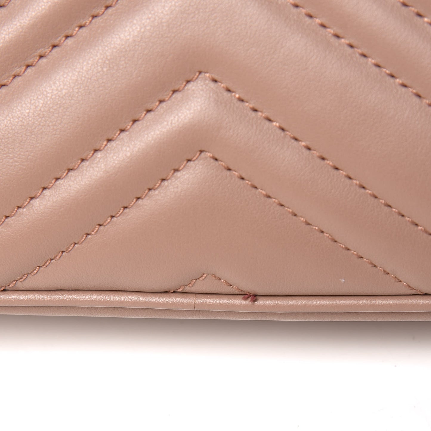 Calfskin Matelasse Small GG Marmont Chain Shoulder Bag Taupe
