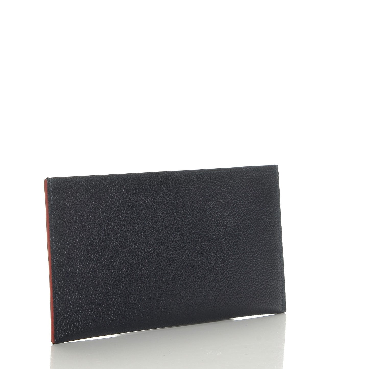 Calfskin Felicie Chain Wallet Card Holder Insert Marine Rouge