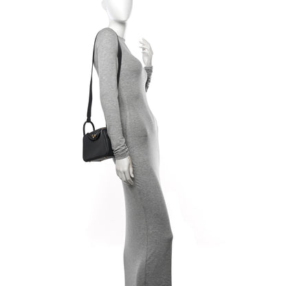 Hermes Taurillon Clemence Mini Lindy 20 Ardoise 2 of 11